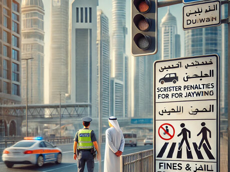 UAE to Tighten Penalties for Pedestrians Violating Traffic Rules Starting March 2025